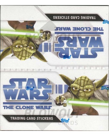Topps Star Wars The Clone Wars Stickers Box