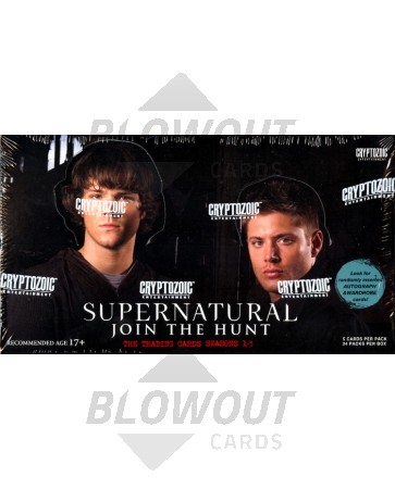 Supernatural Season 1-3 Trading Cards (Cryptozoic) - 12 Box Case