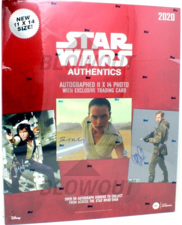 2020 Topps Star Wars Authentics Autographed 11x14 Photo Trading