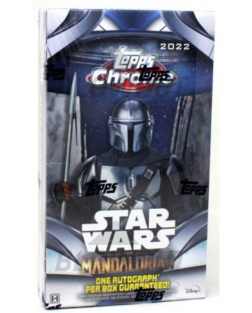 2022 Topps Star Wars The Mandalorian Chrome Beskar Edition Hobby Box