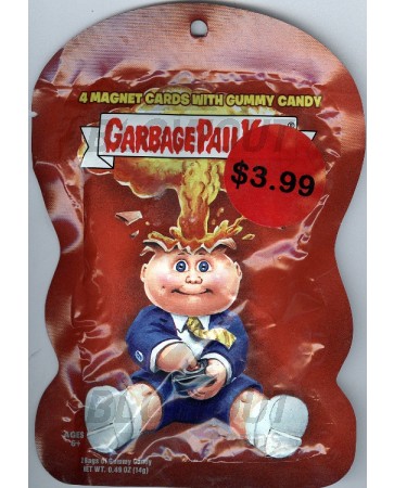 Topps Garbage Pail Kids Magnet Cards & Candy 10 Pack Lot
