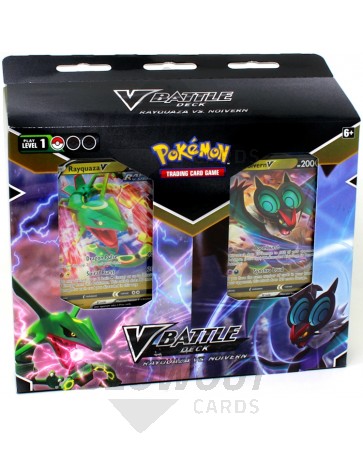 Pokemon V Battle Deck: Rayquaza V vs. Noivern V Box