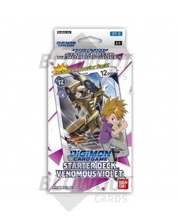 Digimon Venemous Violet Starter Deck Box