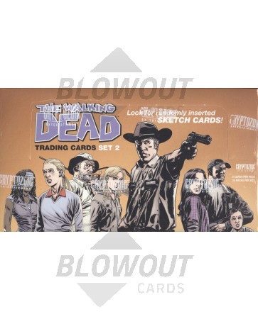 Walking Dead Set 2 Comic Book Trading Card Box Cryptozoic Factory Sealed 