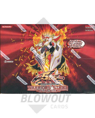 Yugioh Warrior's Strike Structure Deck Box