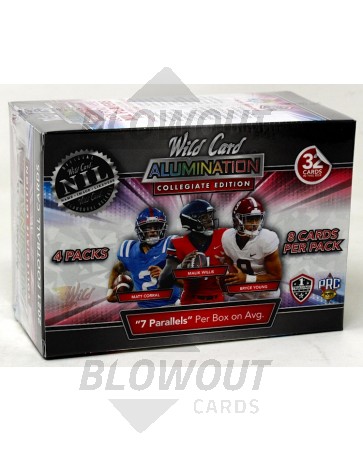 2021 Wild Card Alumination NIL Football Blaster Box