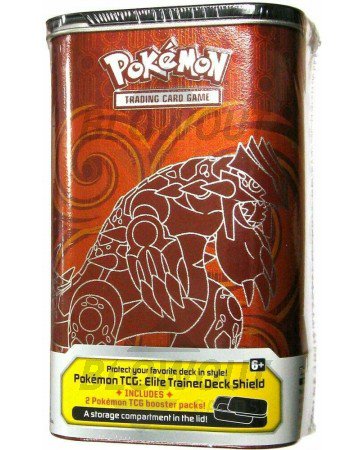Pokemon XY Primal Clash Groudon/Kyogre Elite Trainer Deck Shield Tin