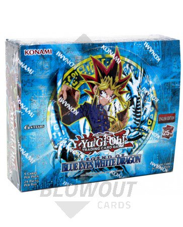 Yugioh Legend of Blue-Eyes White Dragon 25th Anniversary Edition Booster 12 Box Case