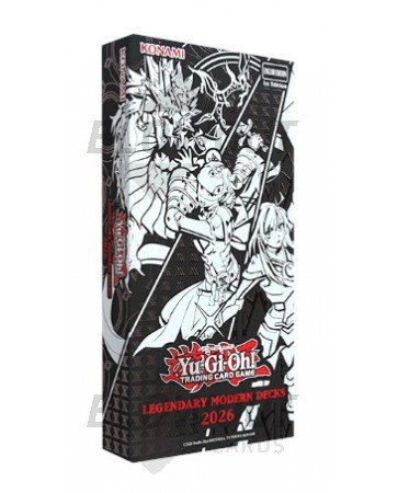 Yugioh 2026 Legendary Modern Decks 12 Box Case