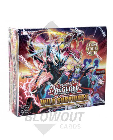 Yugioh Wild Survivors Booster 12 Box Case