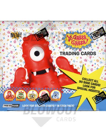 2012 Press Pass Yo Gabba Gabba Trading Cards Box