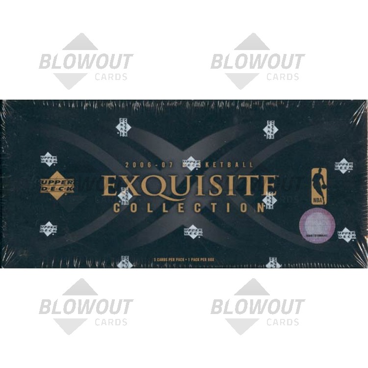 2006/07 Upper Deck Exquisite Collection Basketball 3 Box Case