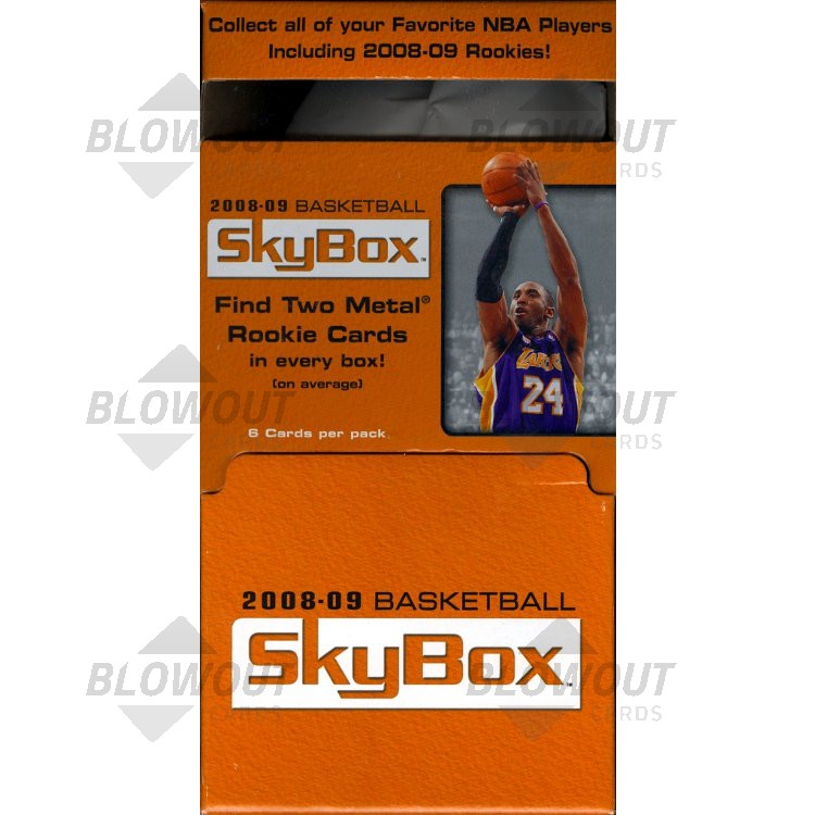2008 09 Upper Deck Skybox Basketball Gravity Feed 6 Box Case