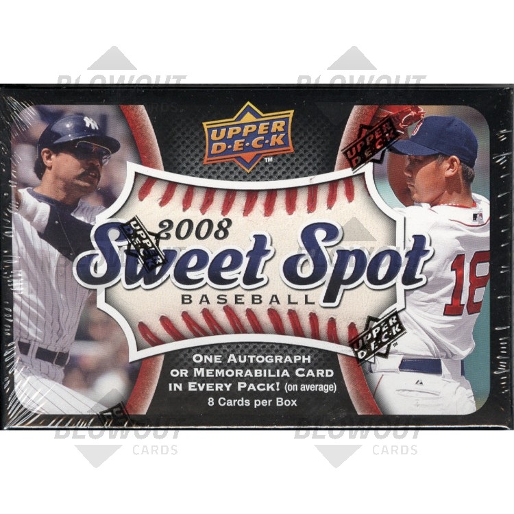 2008 Upper Deck Sweet Spot Baseball Hobby Box
