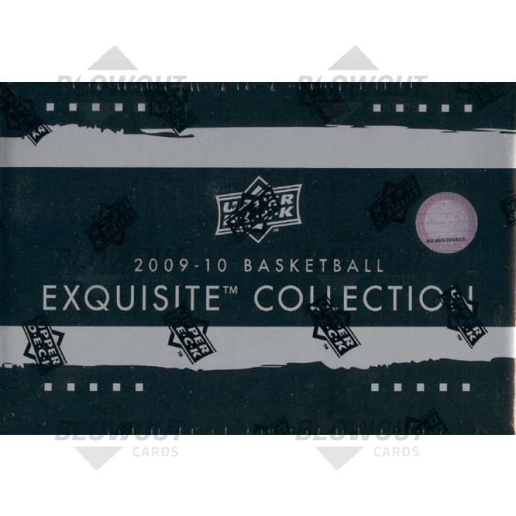 2009/10 Upper Deck Exquisite Collection Basketball 3 Box Case