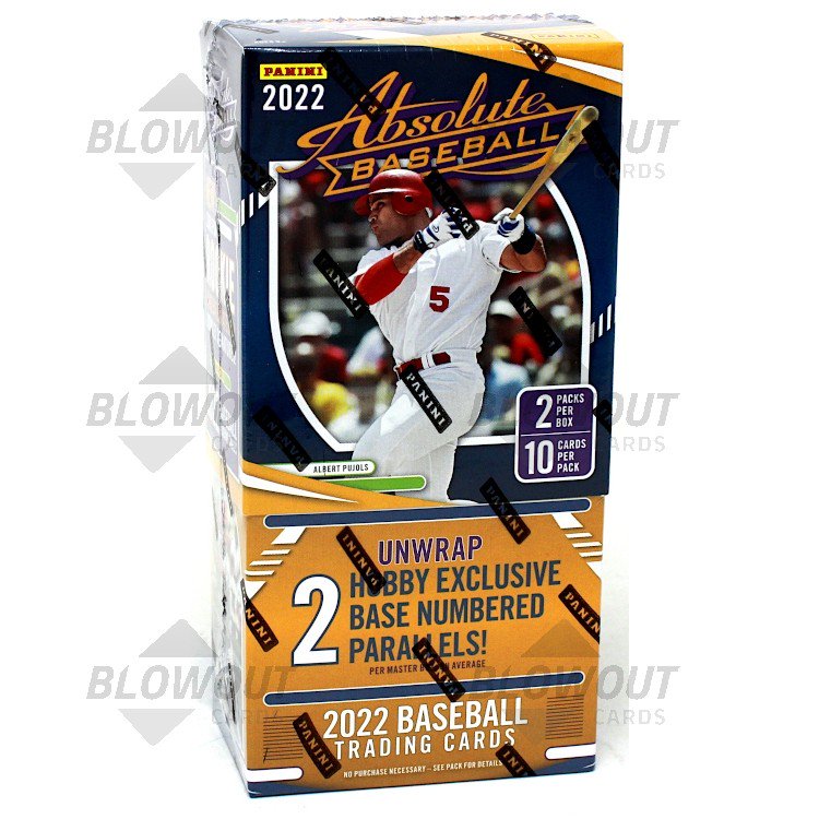 2022 Panini Absolute Baseball Hobby Box