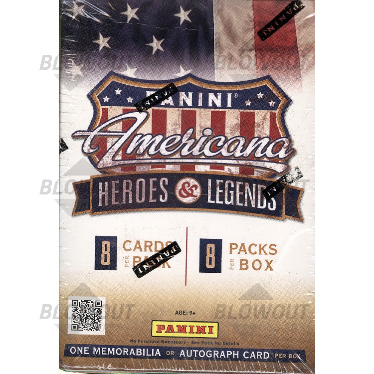 2012 Panini Americana Heroes /& Legends 8-Pack Blaster Box