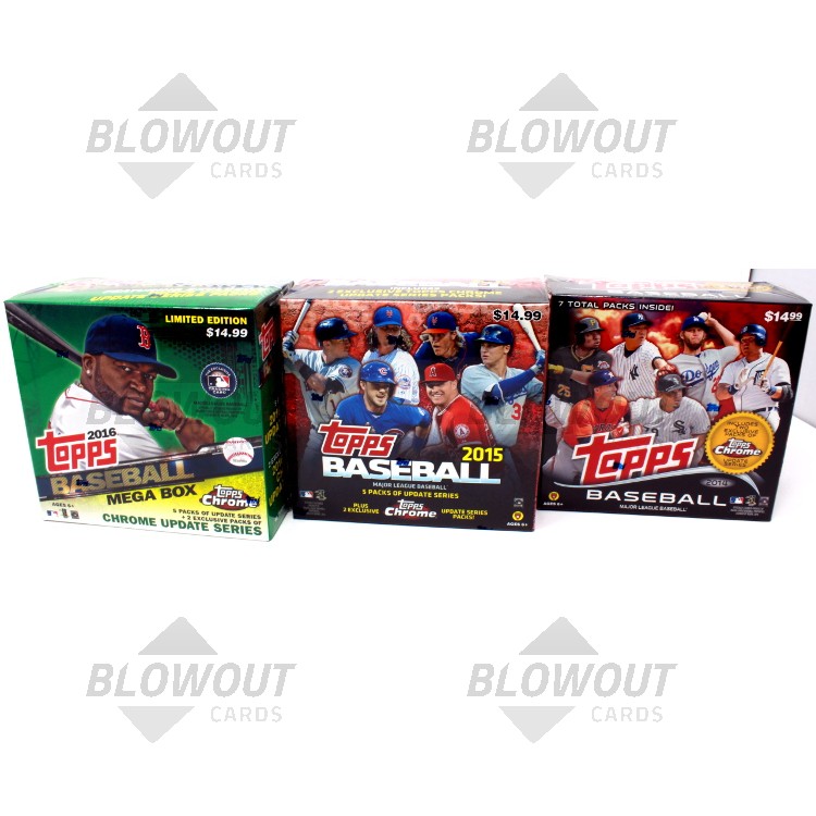 Topps Chrome Update Baseball Mega Box Combo Deal