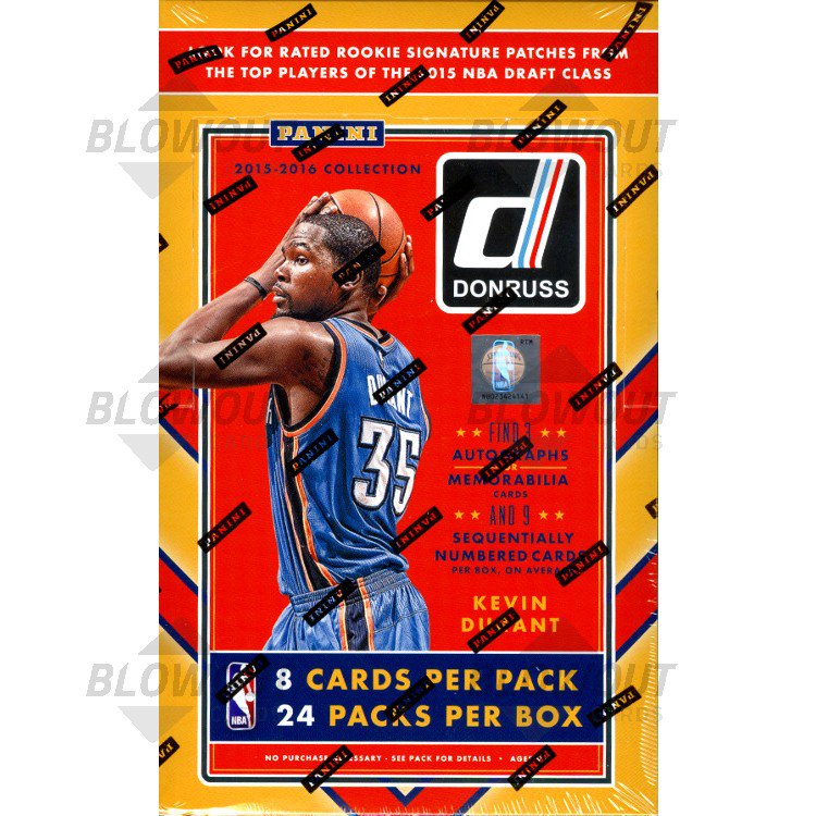 2015 16 Panini Donruss Basketball Hobby Box