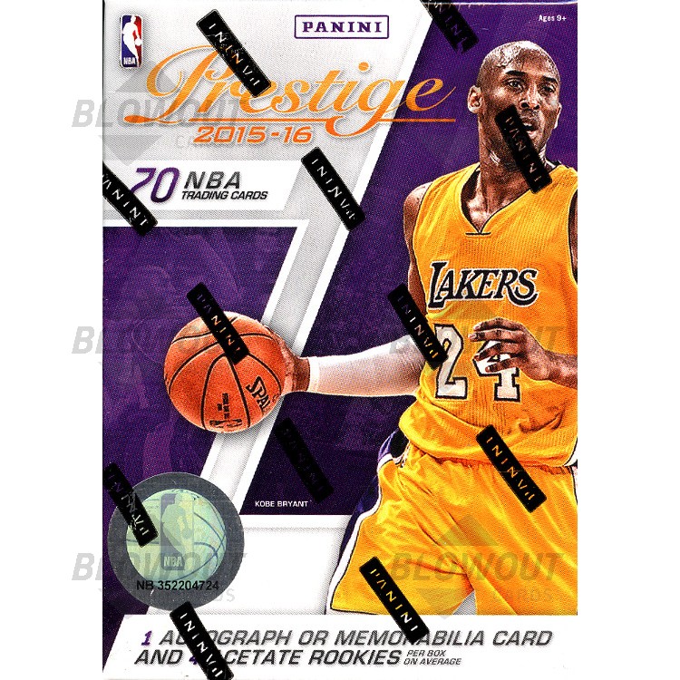 2015 16 Panini Prestige Basketball Blaster 20 Box Case
