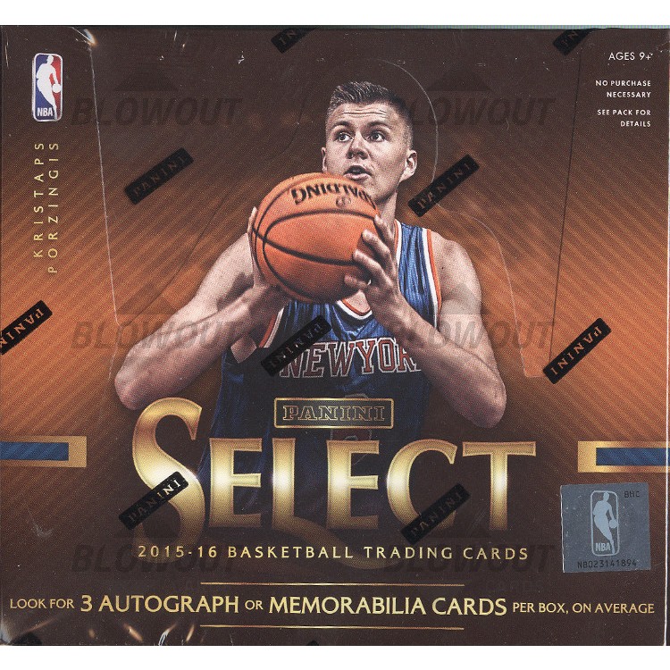 2015 16 Panini Select Basketball Hobby Box
