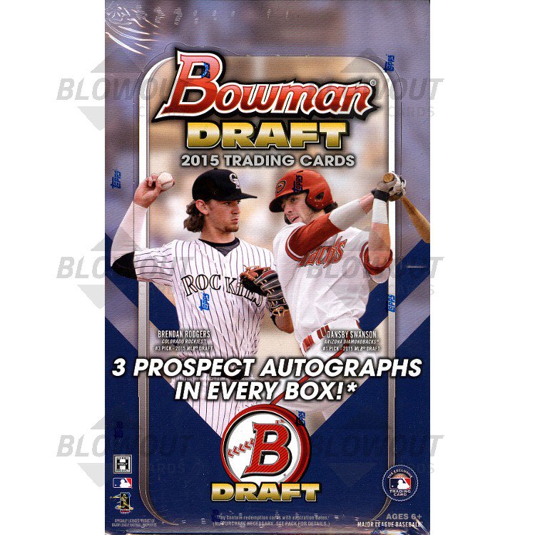 2015 Bowman Draft Picks & Prospects Baseball Jumbo 8 Box Case