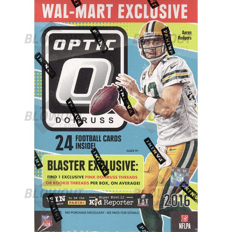 2016 Panini Donruss Optic Football Walmart Exclusive Blaster Box