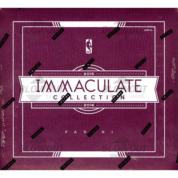 2015 16 Panini Immaculate Basketball Hobby Box