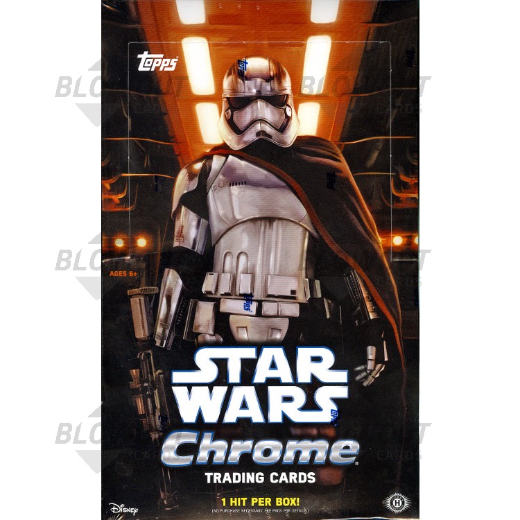 Topps Star Wars The Force Awakens Chrome Hobby Box