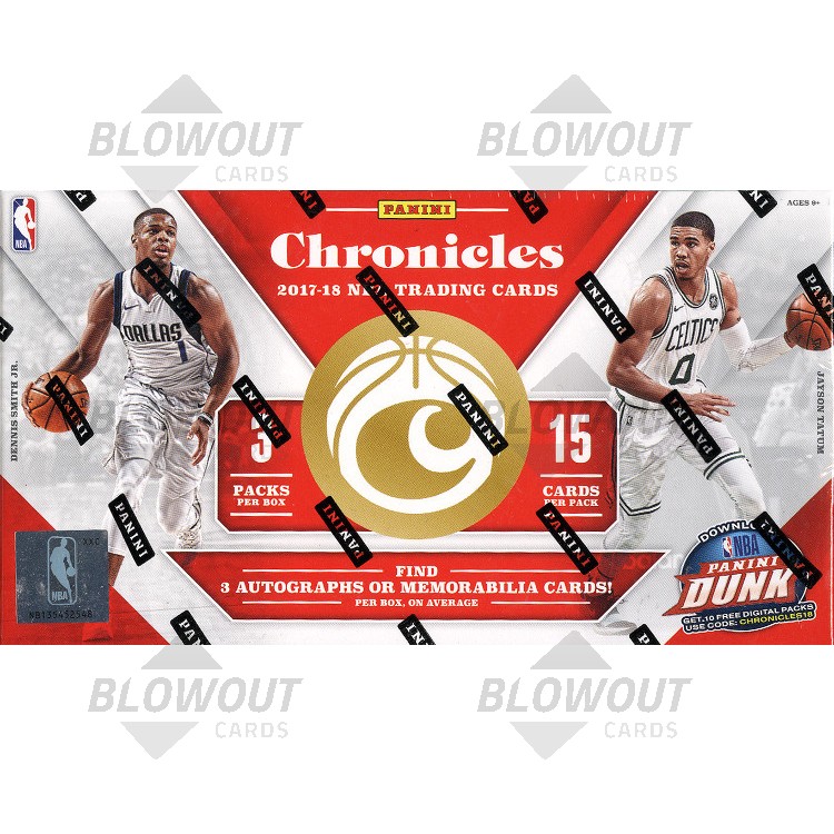 2017 18 Panini Chronicles Basketball Hobby Box