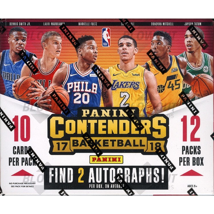 2017 18 Panini Contenders Basketball Hobby Box