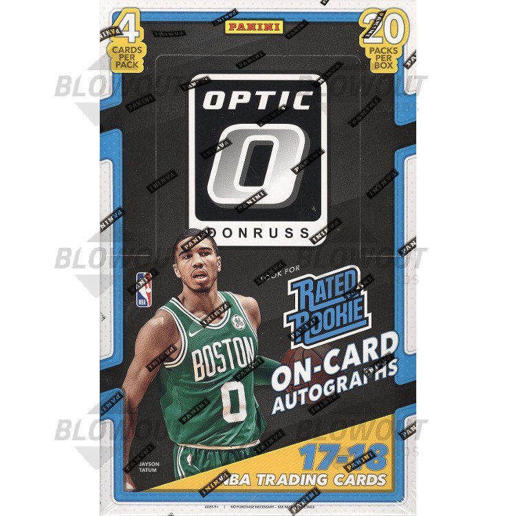 2017 18 Panini Donruss Optic Basketball Hobby Box