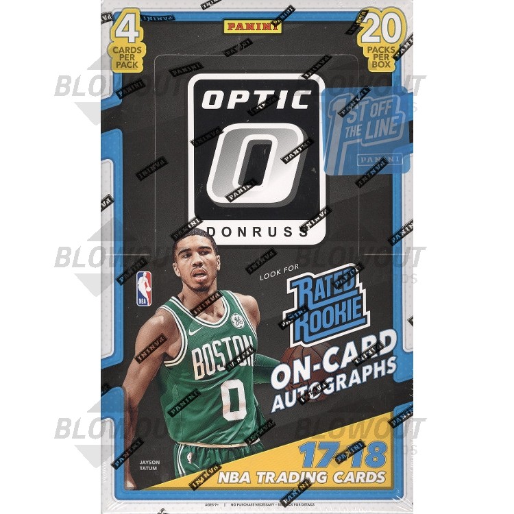 2017 18 Panini Donruss Optic Basketball 1st Off The Line Hobby Box