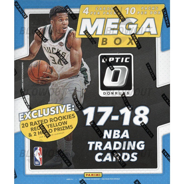 2017 18 Panini Donruss Optic Basketball Mega Box