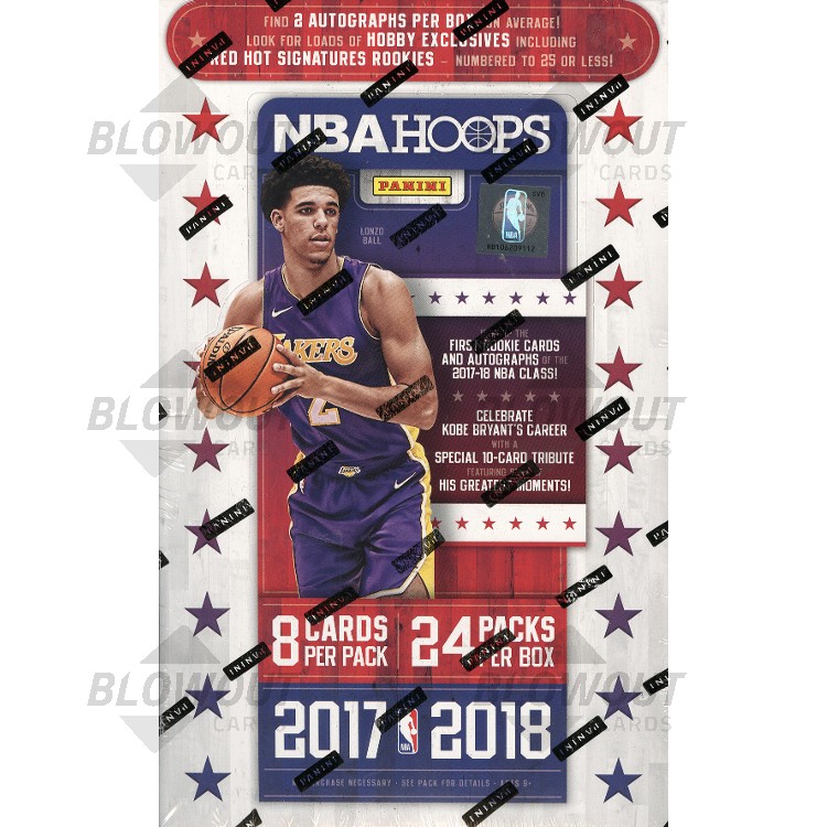 2017 18 Panini Nba Hoops Basketball Hobby 20 Box Case