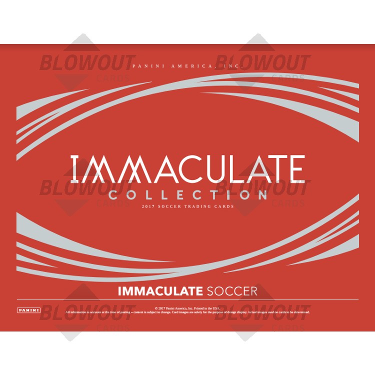 2017/18 Panini Immaculate Soccer Hobby Box
