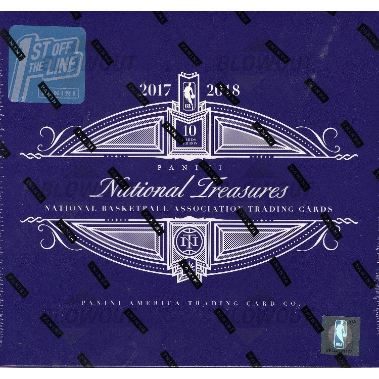 2017 18 Panini National Treasures Basketball 1st Off The Line