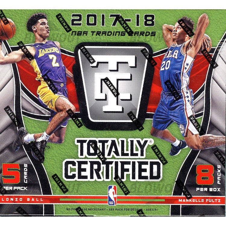 2017 18 Panini Totally Certified Basketball Hobby Box