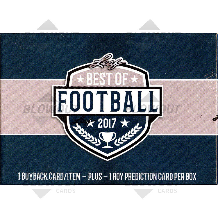 2017 Leaf Best Of Football 3 Box Case