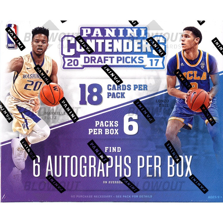 2017 18 Panini Contenders Draft Basketball Hobby Box