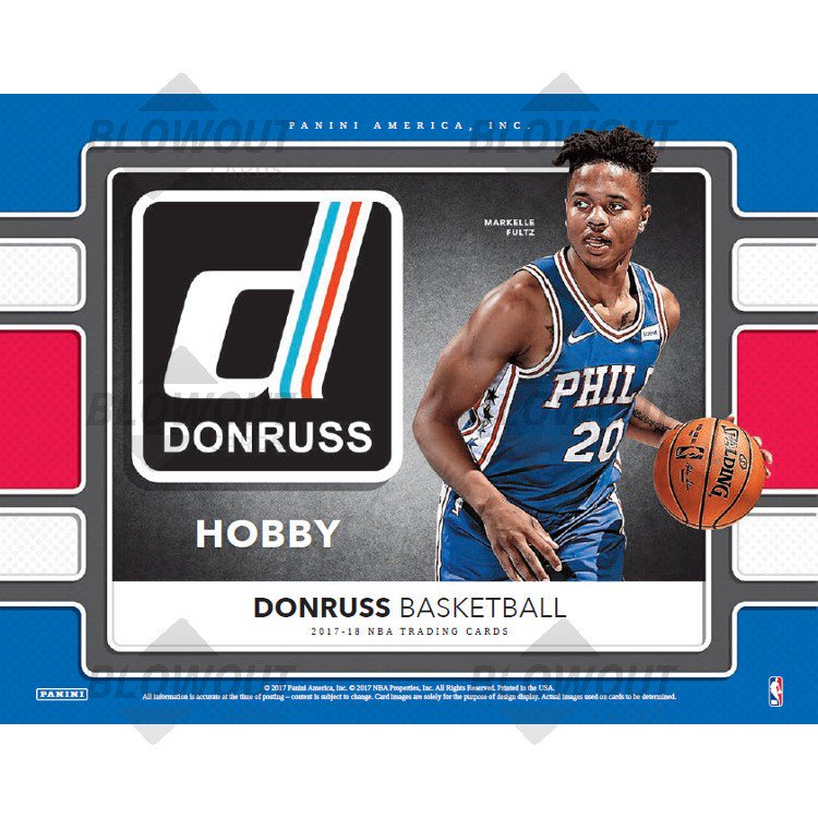 2017/18 Panini Donruss Basketball Hobby 20 Box Case