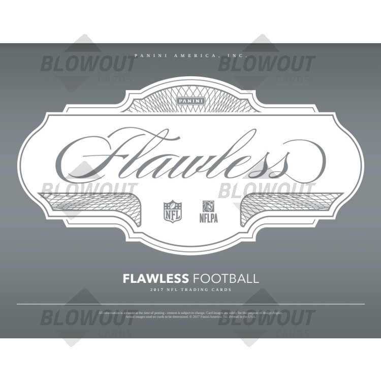 2017 Panini Flawless Football Hobby 2 Box Case