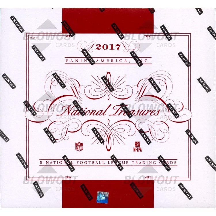 2017 Panini National Treasures Football Hobby 4 Box Case