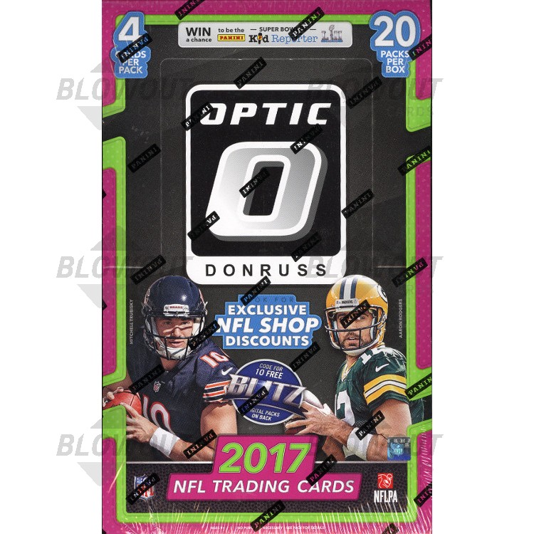 2017 Panini Donruss Optic Football Hobby Box