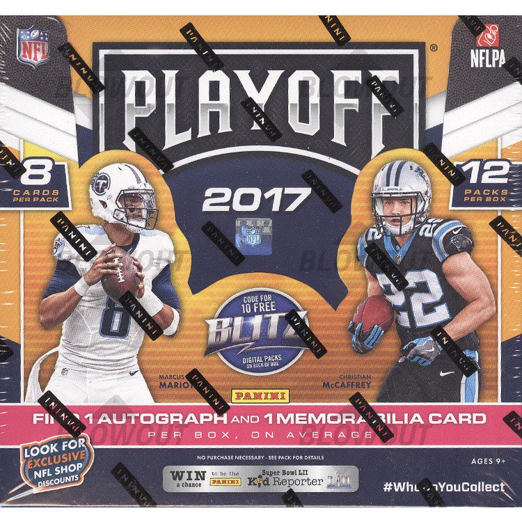 2017 Panini Playoff Football Hobby Box