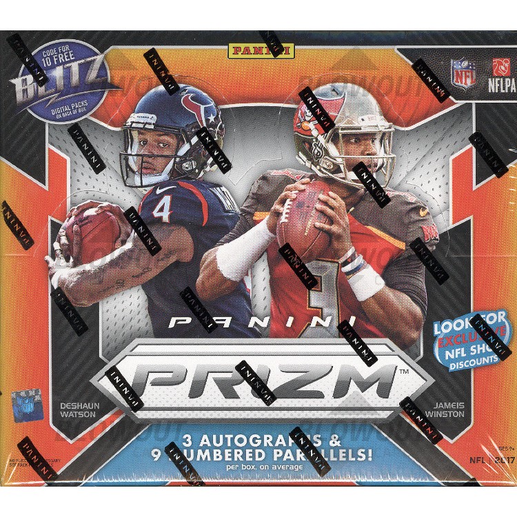 2017 Panini Prizm Football Hobby 12 Box Case