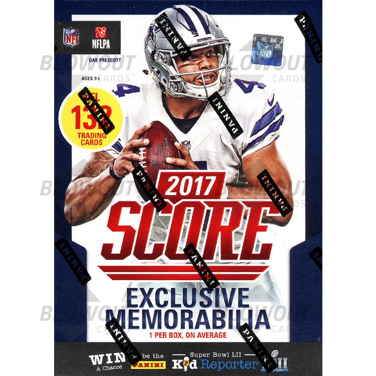 2017 Panini Score Football Blaster Box