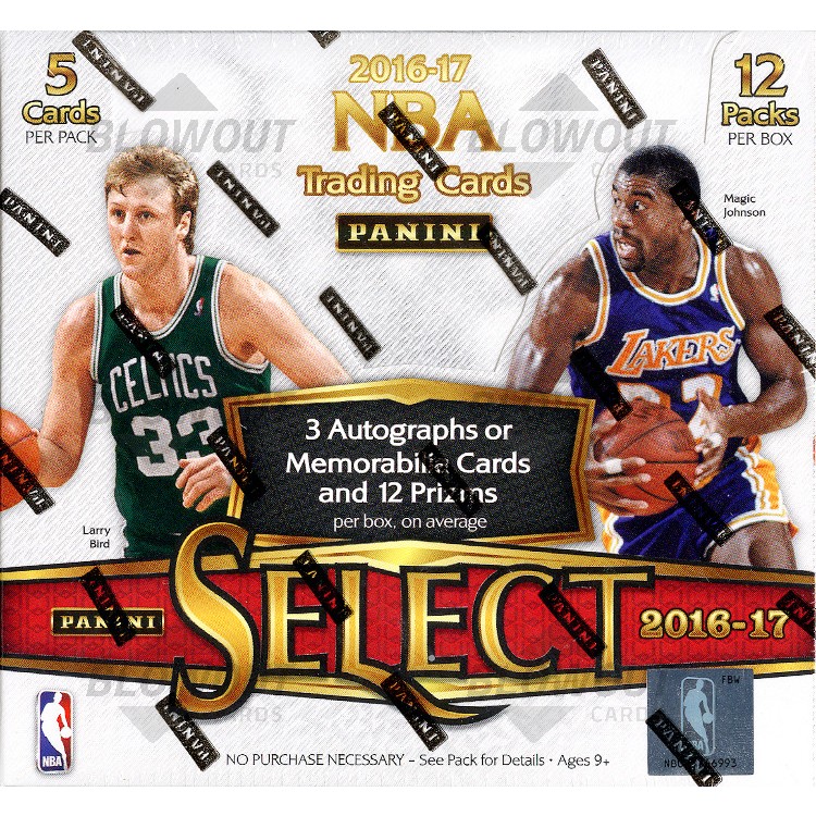 2016 17 Panini Select Basketball Hobby Box