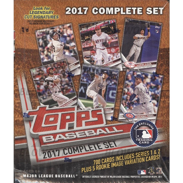 2017 Topps Complete Baseball Factory Set WalMart LTO Ed