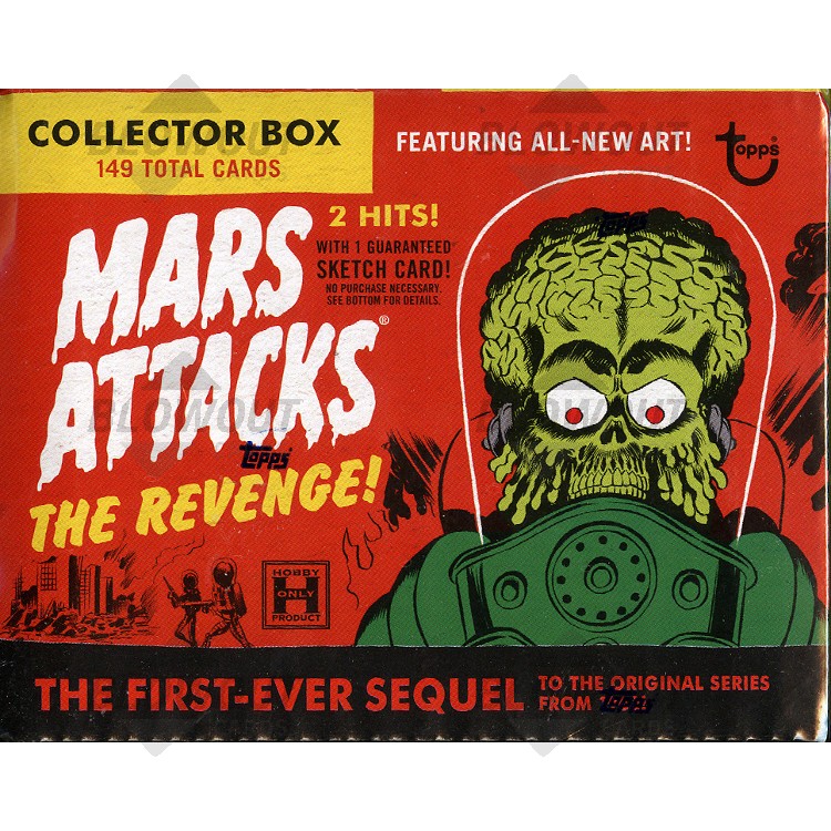 Topps Mars Attacks The Revenge Trading Cards Set